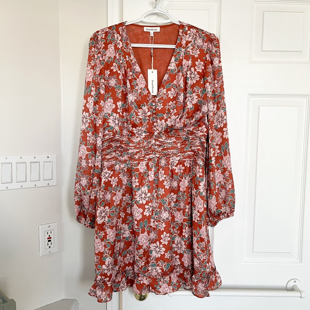 Heartloom Satin Floral Dress